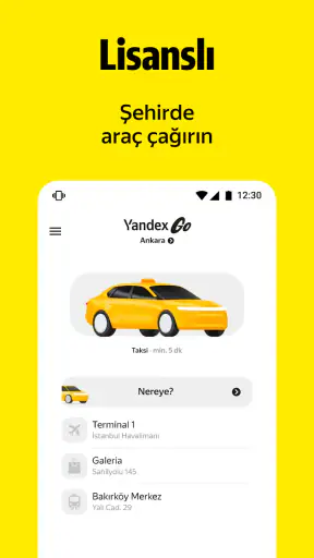 Yandex Go: Şehrindeki taksi