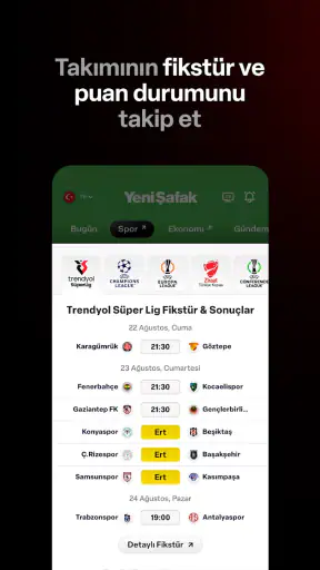 Yeni Şafak - Gazete Haber Spor