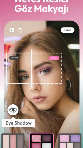 YouCam Makeup -Yüz Düzenleyici