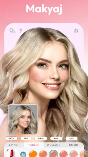 YouCam Makeup -Yüz Düzenleyici