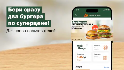 Вкусно — и точка: еда и акции
