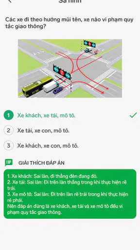 250 Câu ôn thi GPLX hạng A, A1