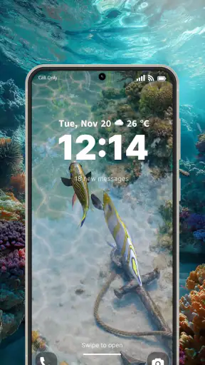 3D Fish Aqua Live Wallpaper