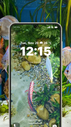 3D Fish Aqua Live Wallpaper