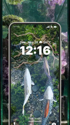 3D Fish Aqua Live Wallpaper