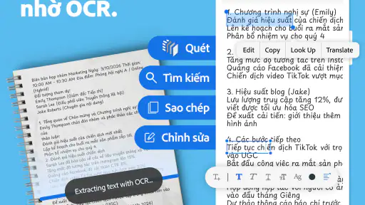 Adobe Scan: Quét tài liệu, ảnh