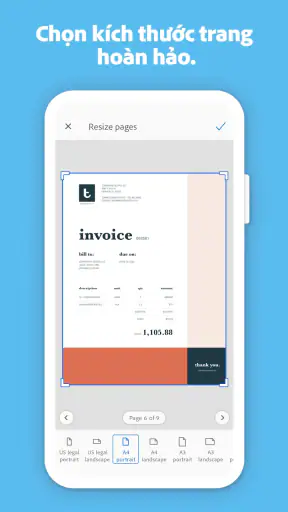 Adobe Scan: Quét tài liệu, ảnh