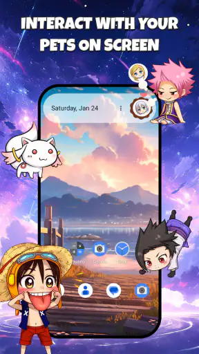 Anime Shimeji Pets On Screen