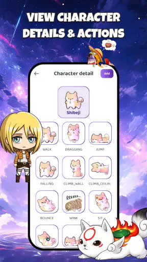 Anime Shimeji Pets On Screen
