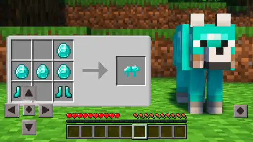 Áo giáp sói Mod cho MCPE