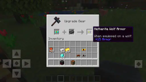 Áo giáp sói Mod cho MCPE