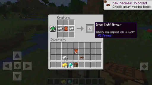 Áo giáp sói Mod cho MCPE