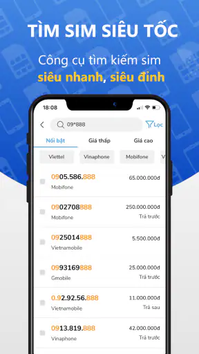 Appsim - Mua bán sim số đẹp