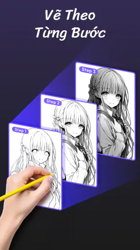 AR app vẽ-Draw In Air Sketch ả