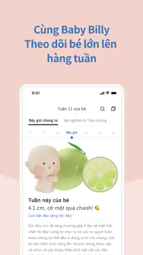 BabyBilly - theo dõi thai kỳ