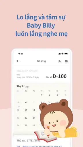 BabyBilly - theo dõi thai kỳ