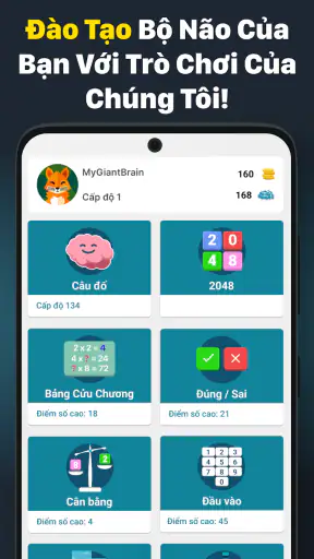 Bài tập toán cho não