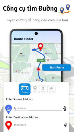 Bản đồ định vị Định vị GPS