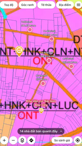 Bản đồ thông tin quy hoạch VN
