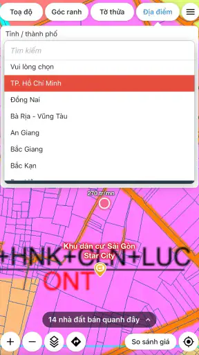 Bản đồ thông tin quy hoạch VN