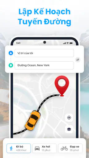 Bản đồ trực tiếp dẫn đường GPS