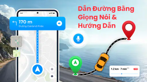 Bản đồ trực tiếp dẫn đường GPS