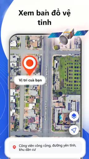 Bản đồ vệ tinh GPS trái đất