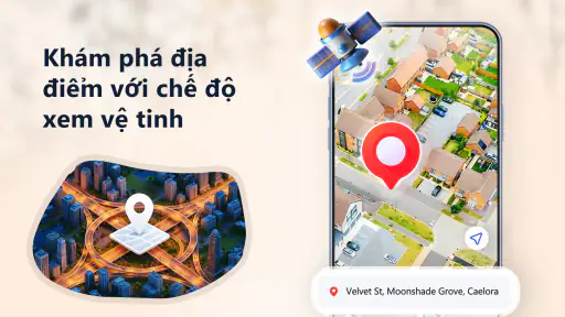 Bản đồ vệ tinh GPS Trái Đất