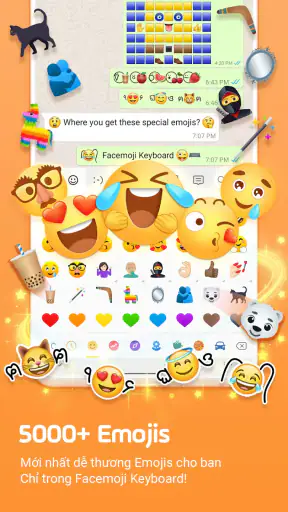 Bàn phím Facemoji: Bàn phím