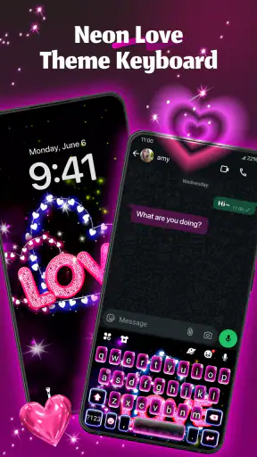 Bàn phím Neon Love