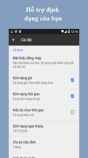 Bảng chấm công - Giờ làm việc