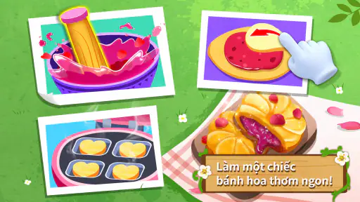 Bé Gấu Trúc Tự Làm Hoa