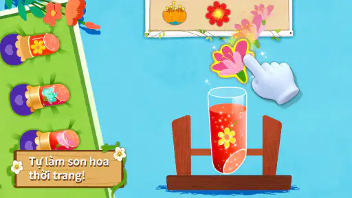 Bé Gấu Trúc Tự Làm Hoa