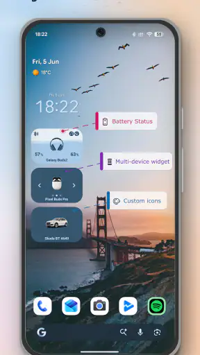 Bluetooth Widget: Kết nối