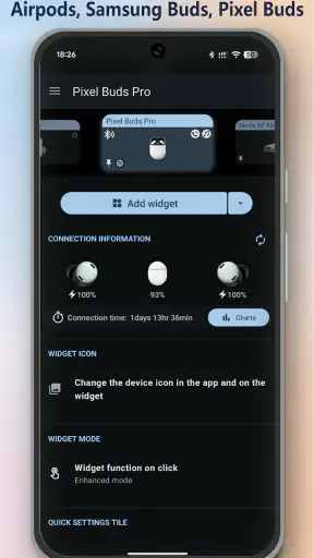 Bluetooth Widget: Kết nối