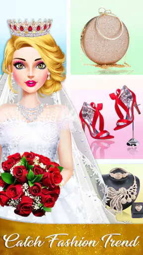 Bride Wedding Dress up Stylist