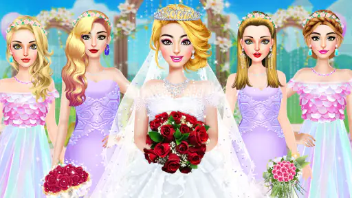 Bride Wedding Dress up Stylist