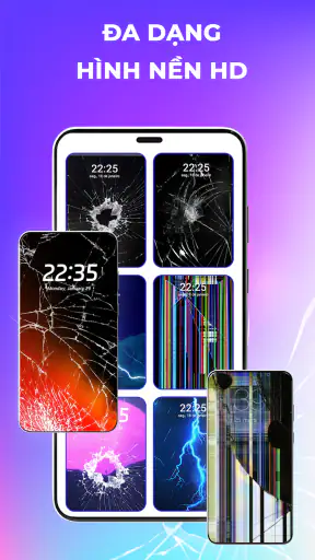 Broken Screen: Magic Wallpaper