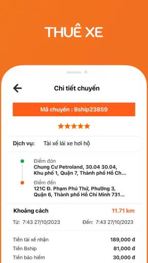 Bship - Tài Xế