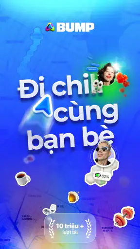 Bump - bản đồ cho bạn bè