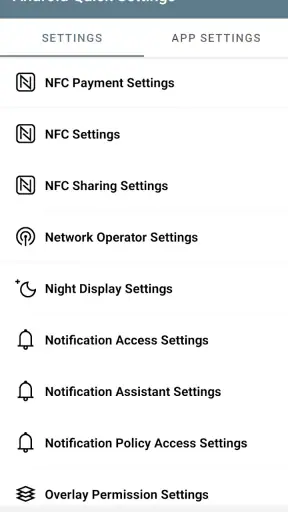 Cài đặt nhanh của Android