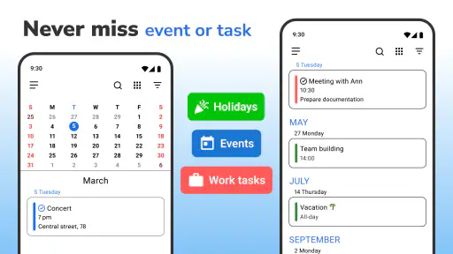 Calendar 2026: Simple Calendar