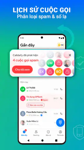 Calldefy: ID Người Gọi & Spam