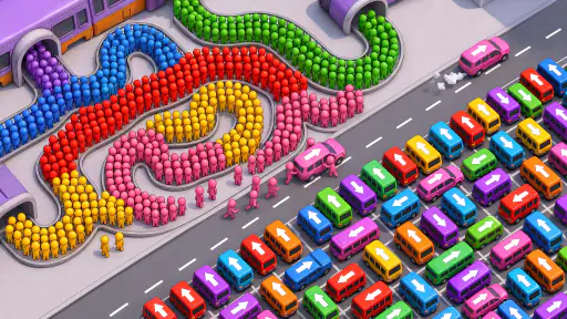 Car Parking: Bus Out Puzzle