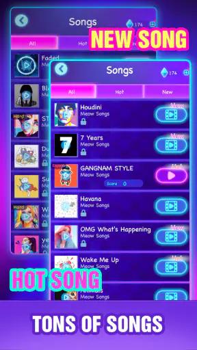 Cat Hop:Trò chơi âm nhạc Piano