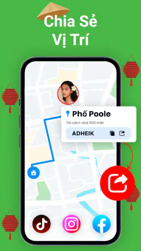 Chia sẻ vị trí, GPS Tracker