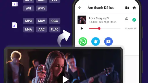 Chuyển đổi video sang âm thanh