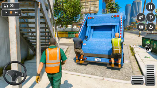 City Garbage Trash Truck Game