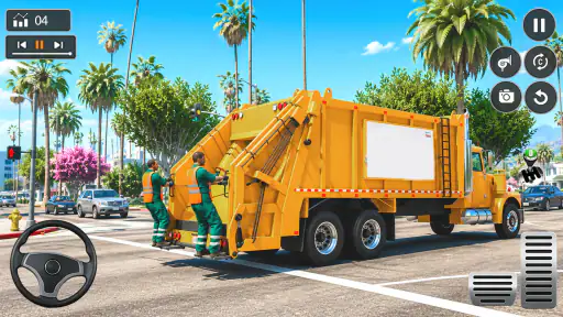City Garbage Trash Truck Game