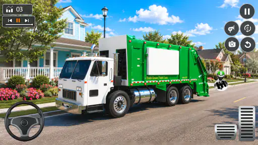 City Garbage Trash Truck Game
